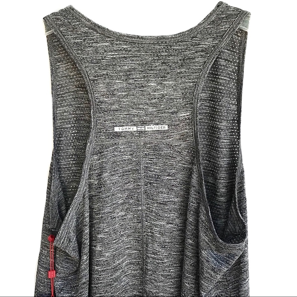 Tommy Hilfiger Sport Mesh Racerback Tunic Tank Top - Picture 8 of 15